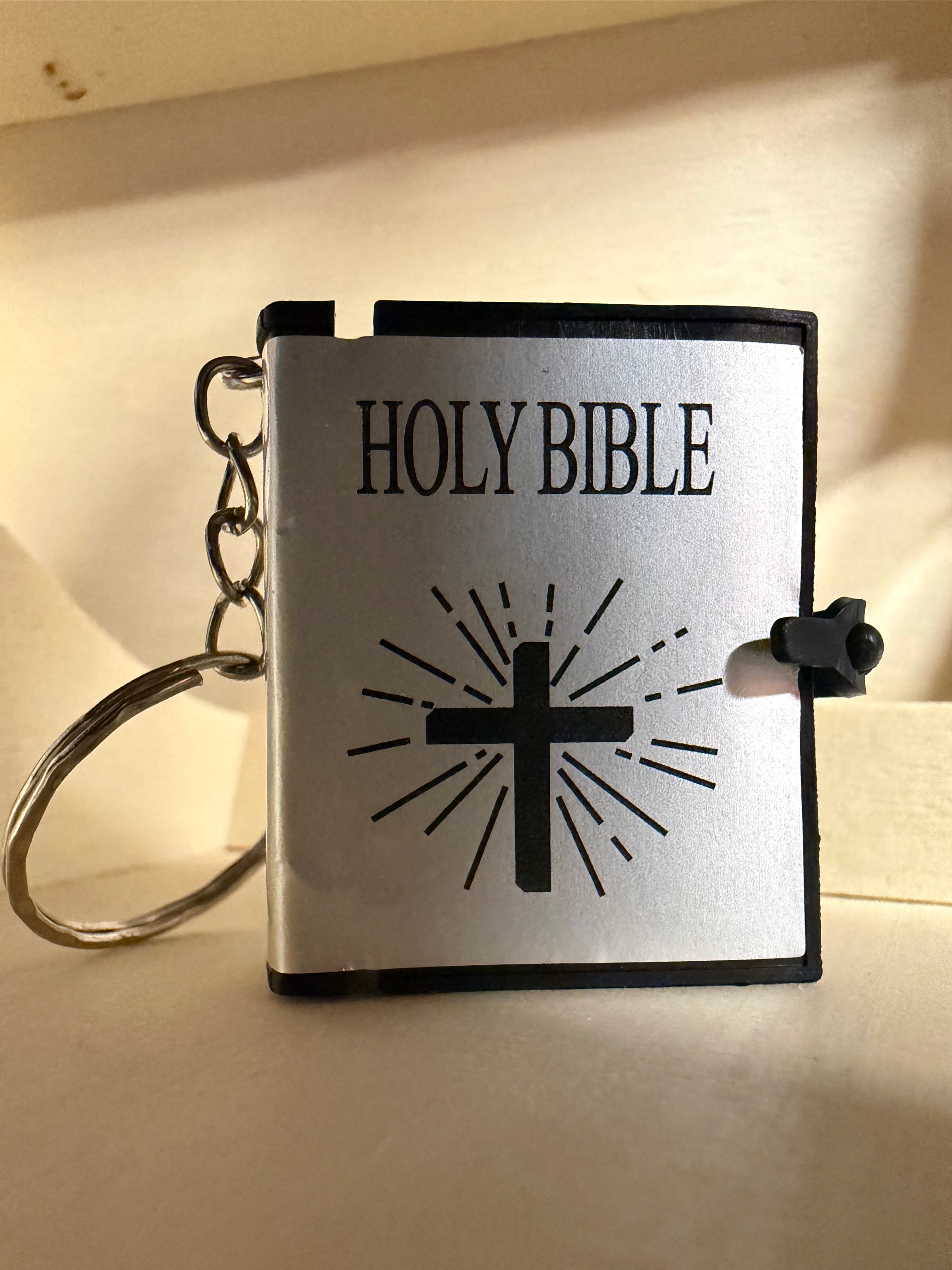 Holy Bible Keychain