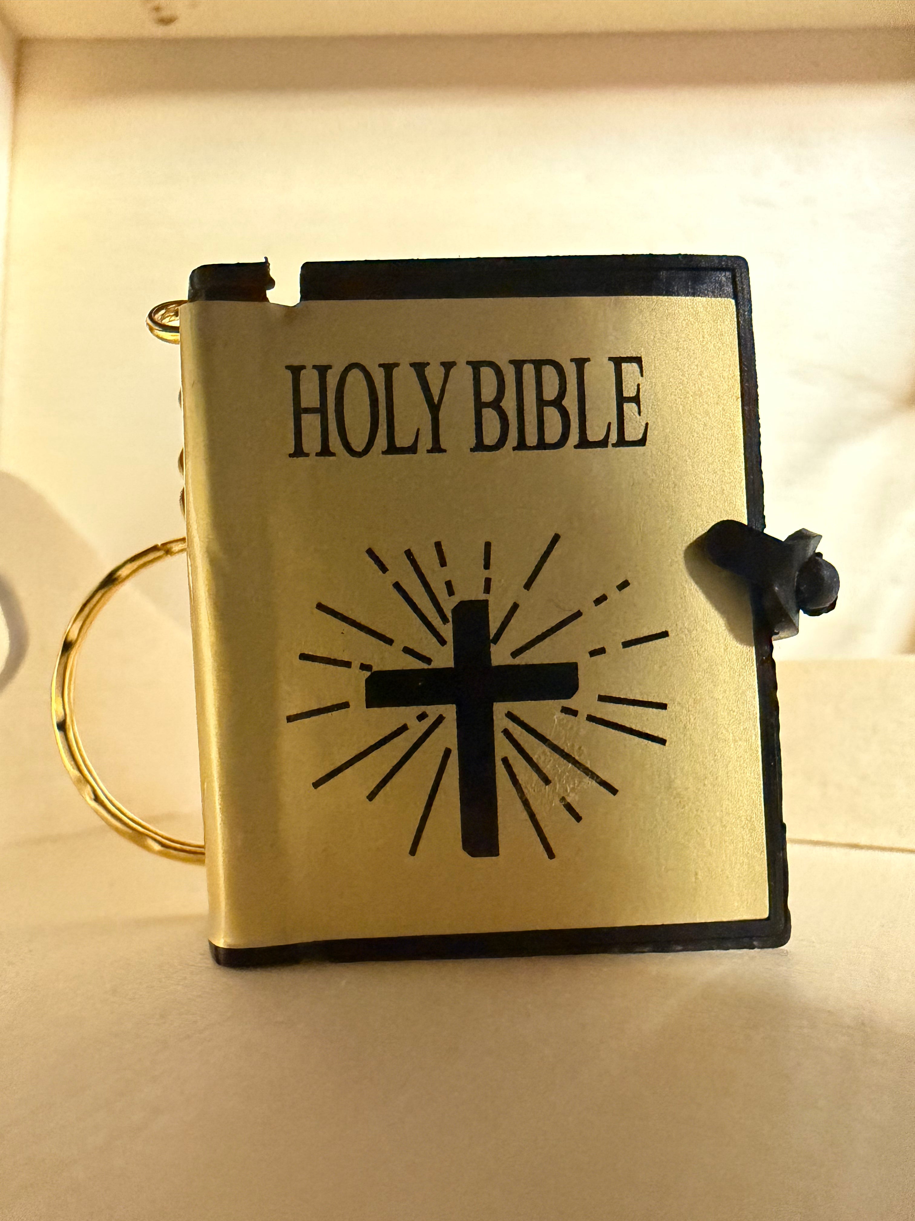 Holy Bible Keychain