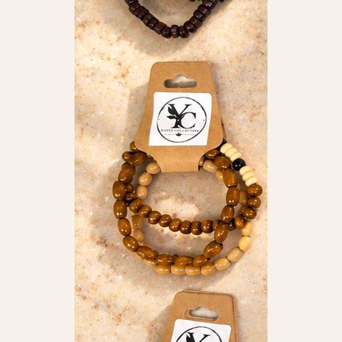 Yates Collective Earth-Tone Beaded Bracelet Sets